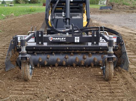 harley rake for mini skid steer for rent idaho|harley power rake attachment.